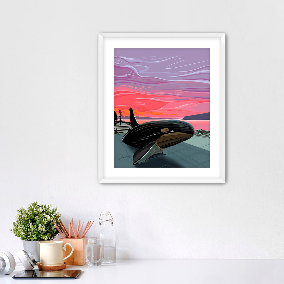 "Owen Beach Whale" Wall Art