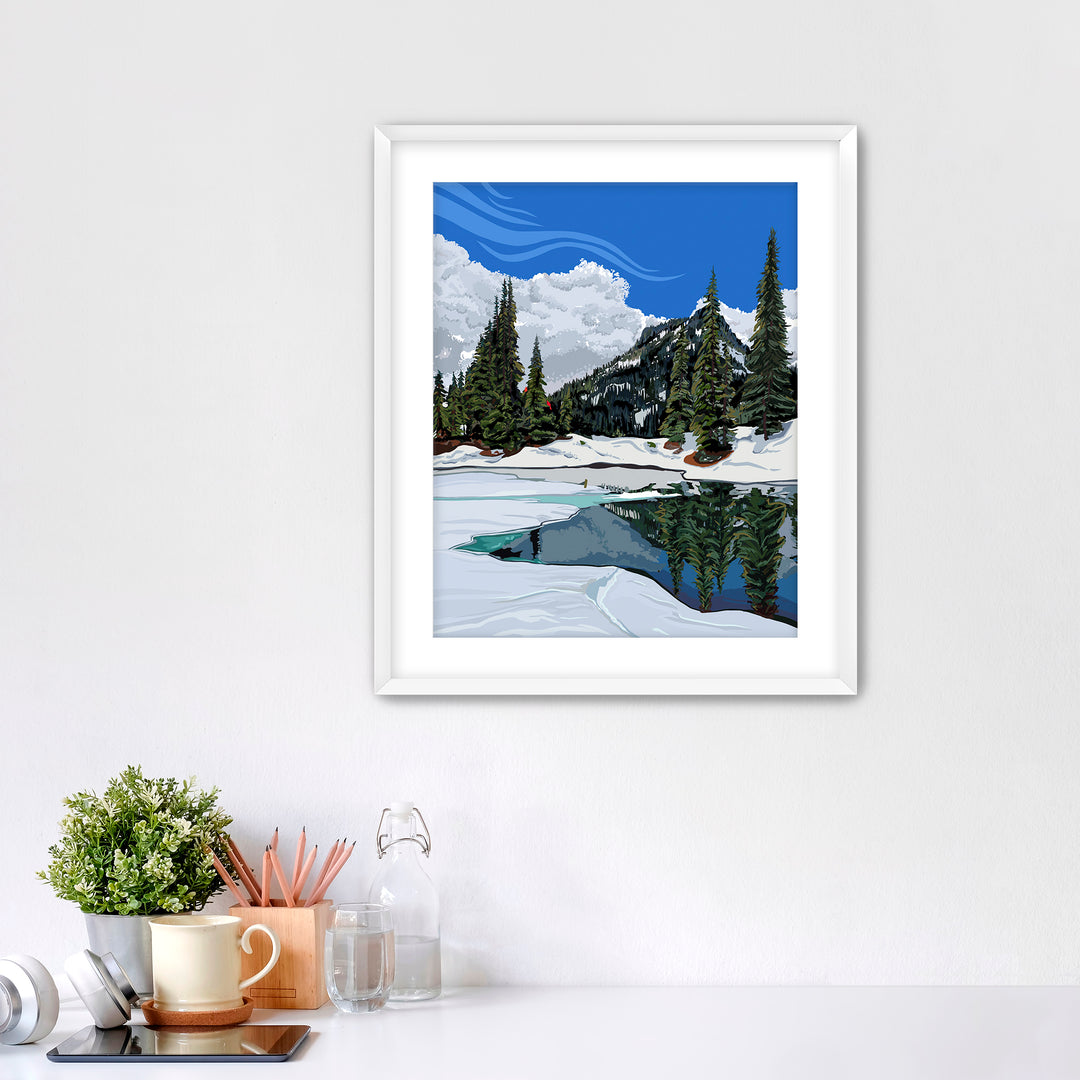 "Mountain Reflection" Wall Art