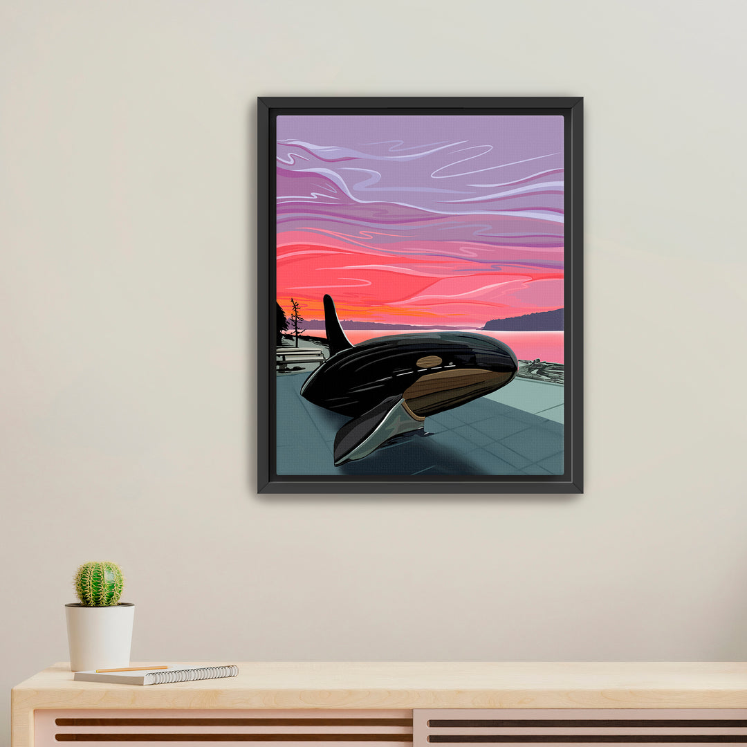 "Owen Beach Whale" Wall Art