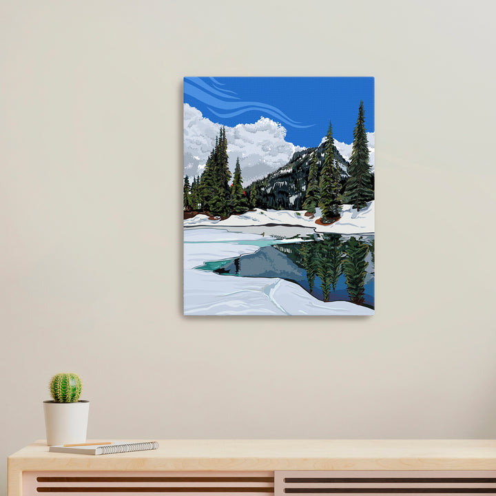"Mountain Reflection" Wall Art