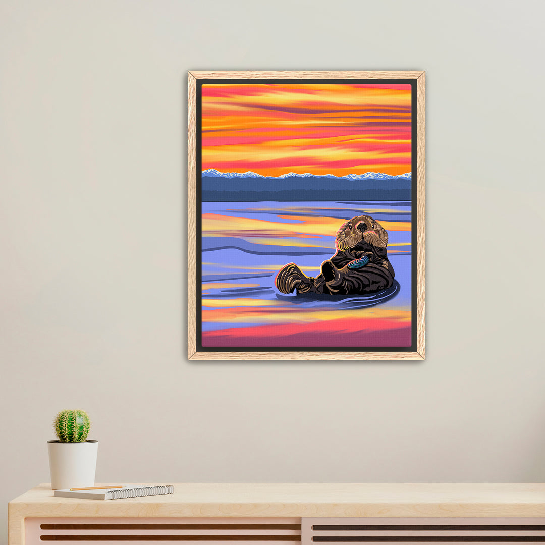 "Sea Otter Monkey" Fine Art Print