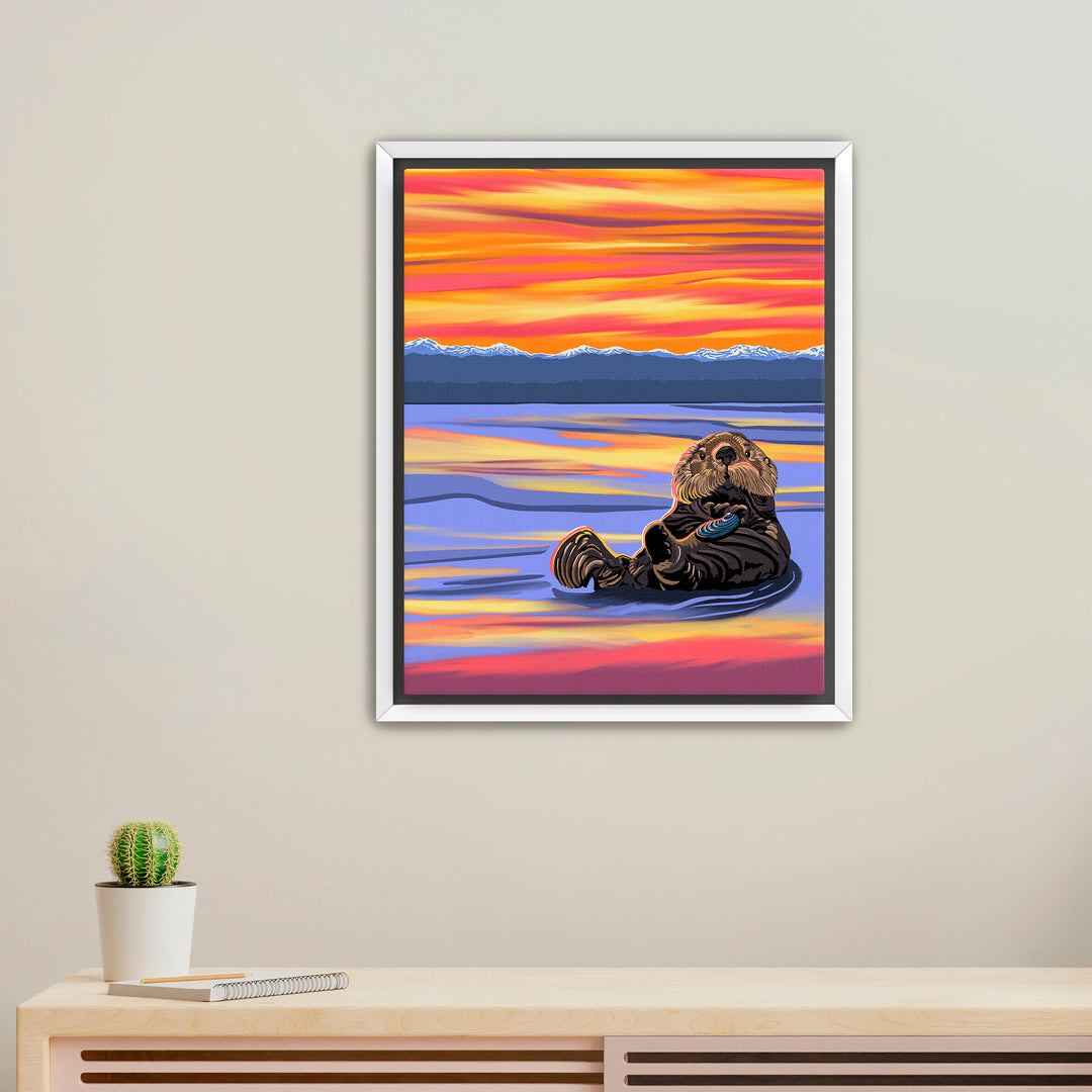 "Sea Otter Monkey" Fine Art Print