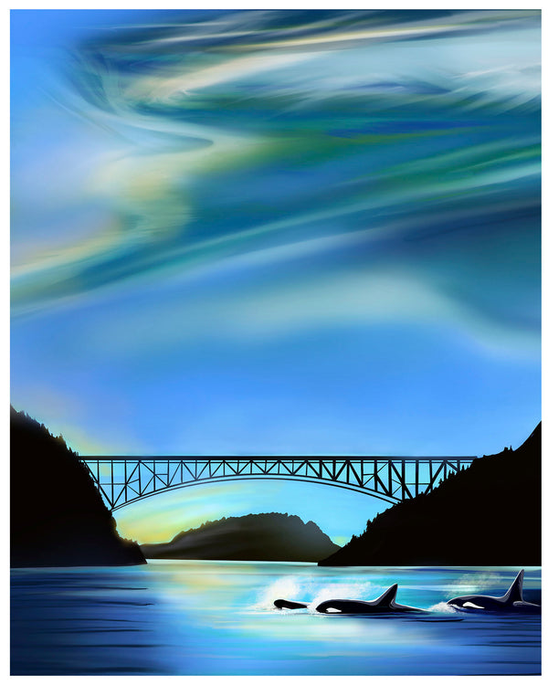 Deception Pass Orcas Wall Art
