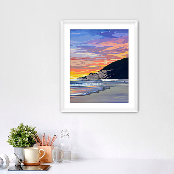 Evening Walk – Manzanita – Framed Canvas Print