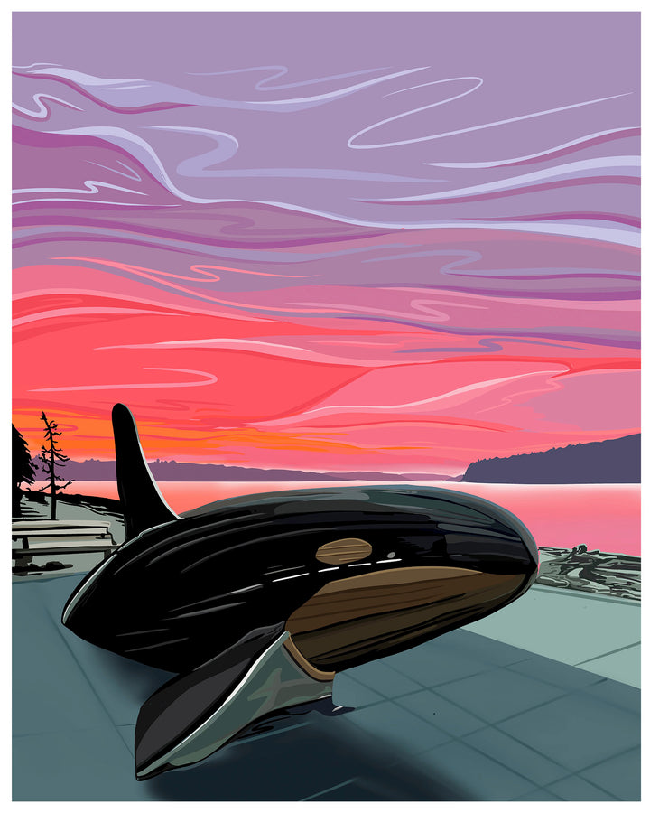 "Owen Beach Whale" Wall Art