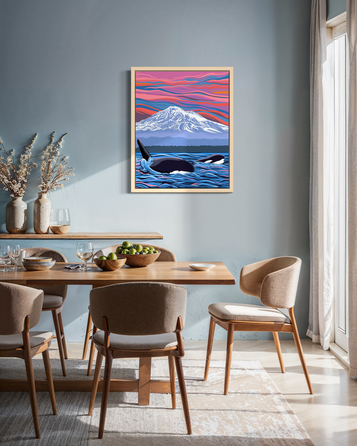 Orca "Ballet Slipper" – Pacific Northwest Art - Signature Collection
