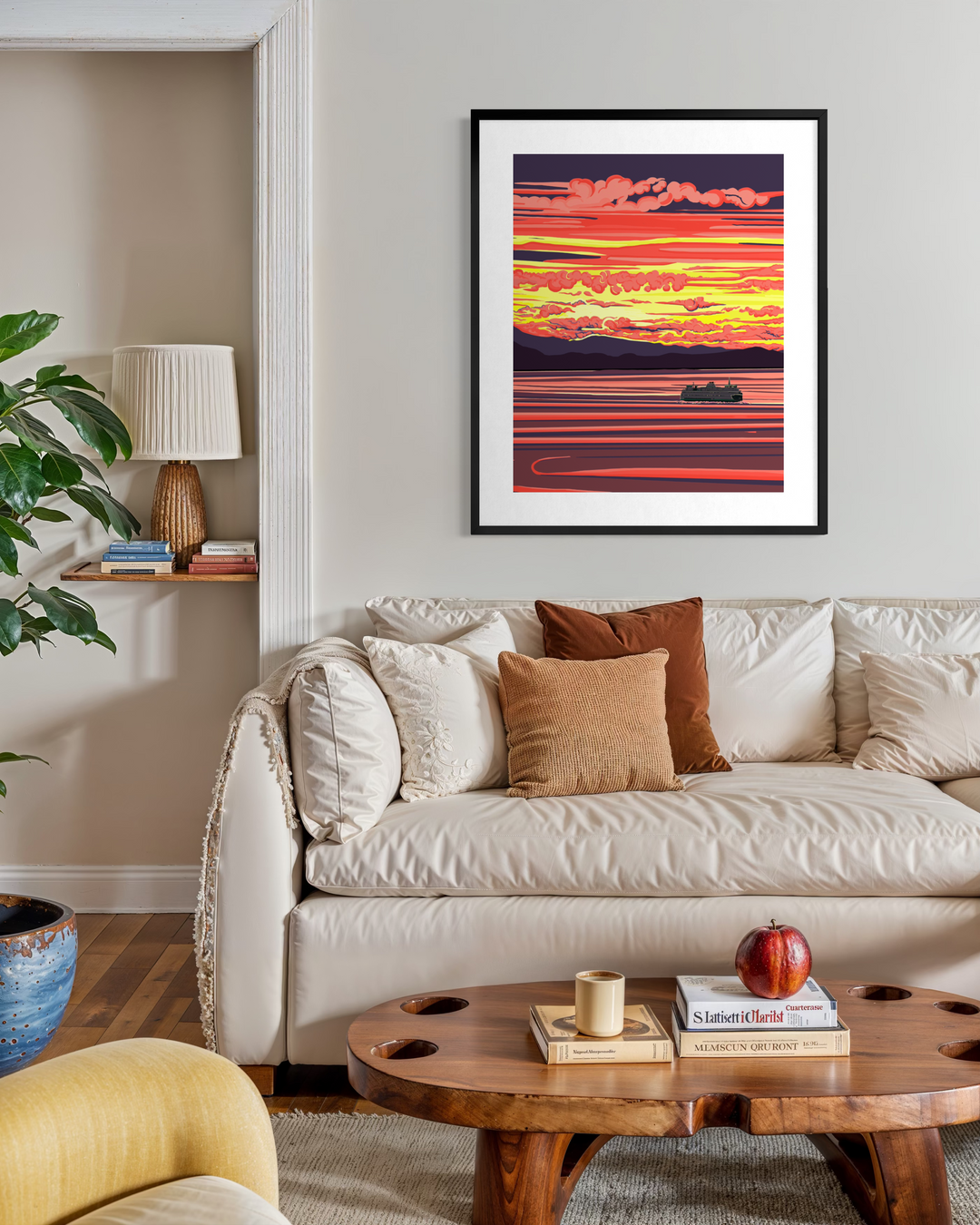 Ferry - Shimmering Sea  – Signature Collection | Linda Sholberg Art
