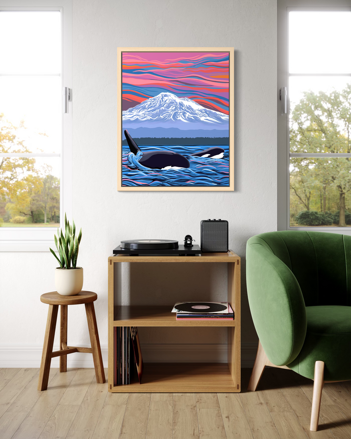 Orca "Ballet Slipper" – Pacific Northwest Art - Signature Collection