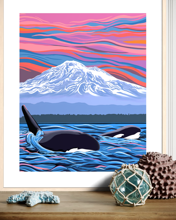 Orca "Ballet Slipper" – Pacific Northwest Art - Signature Collection