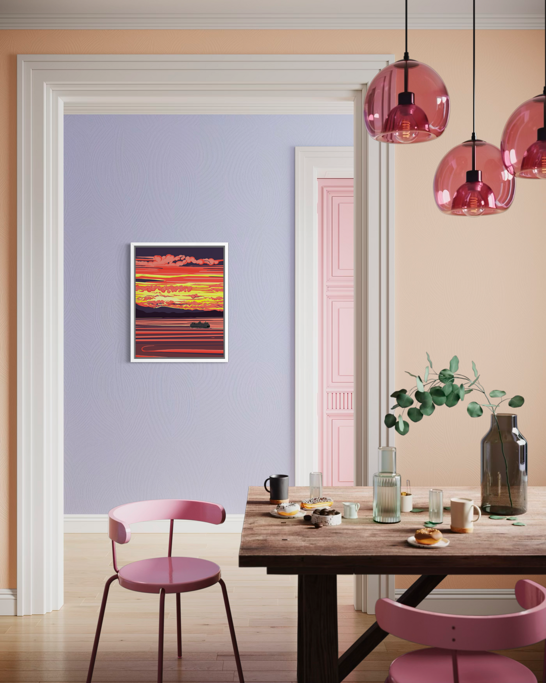 Ferry - Shimmering Sea  – Signature Collection | Linda Sholberg Art