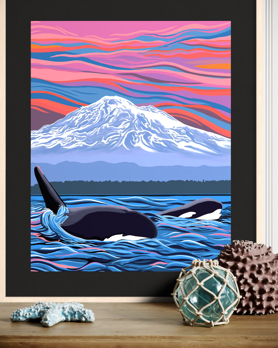 Orca "Ballet Slipper" – Pacific Northwest Art - Signature Collection