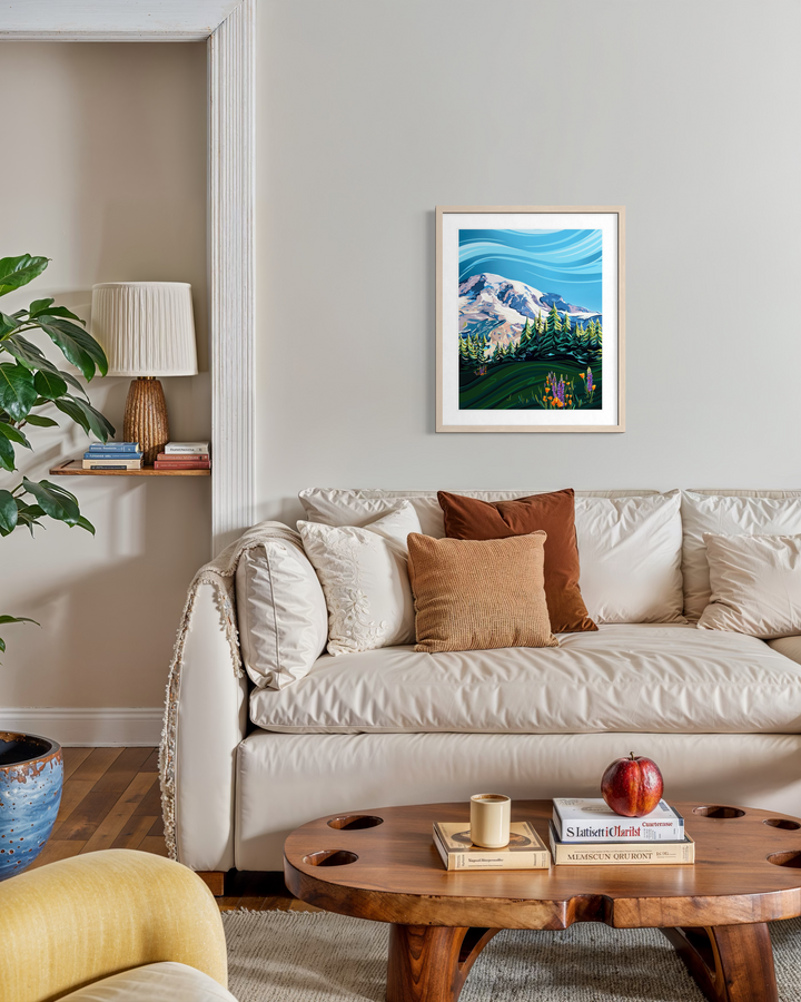 Mount Rainier & Wildflowers – Signature Collection