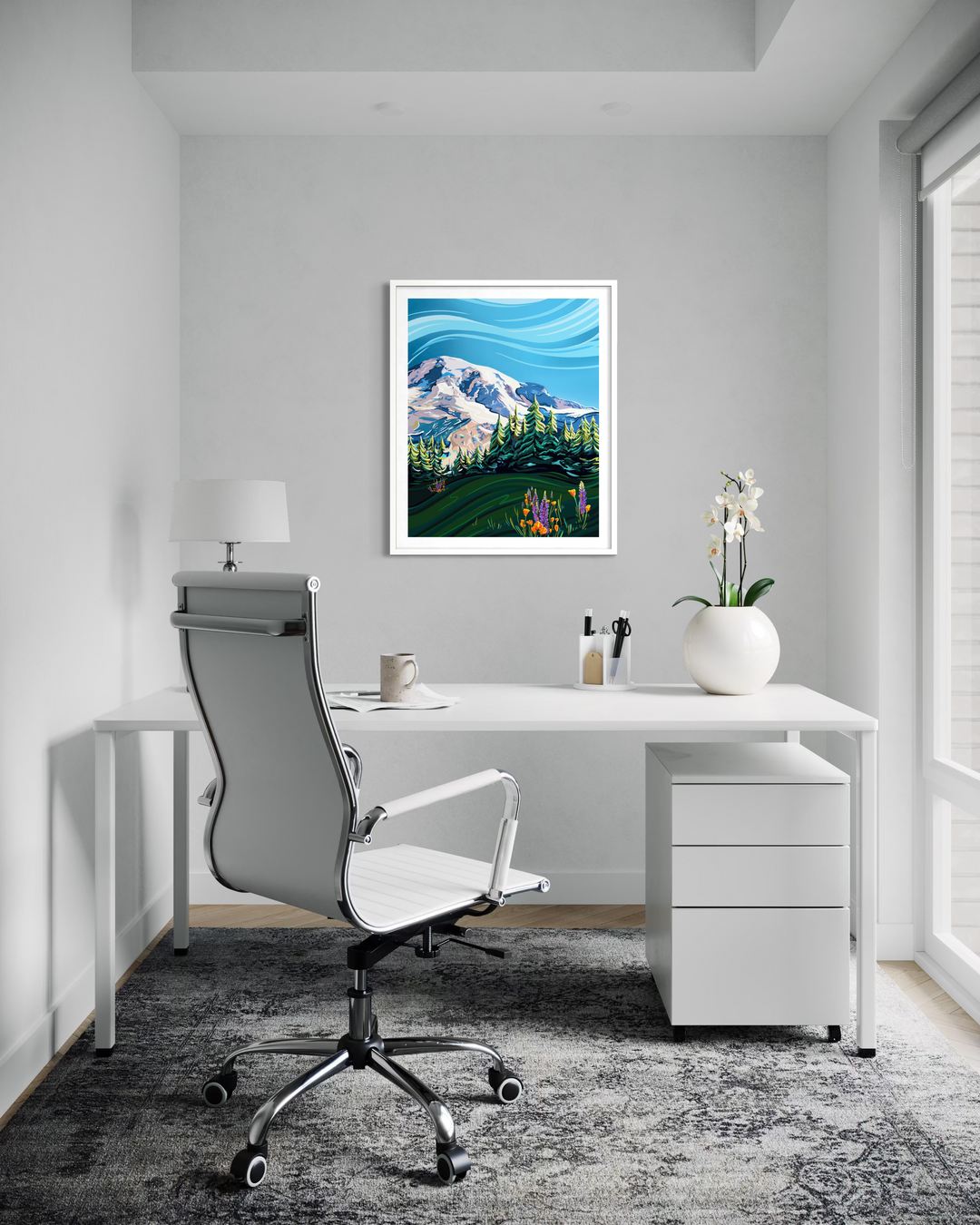 Mount Rainier & Wildflowers – Signature Collection