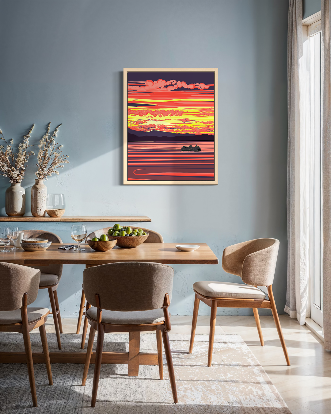 Ferry - Shimmering Sea  – Signature Collection | Linda Sholberg Art