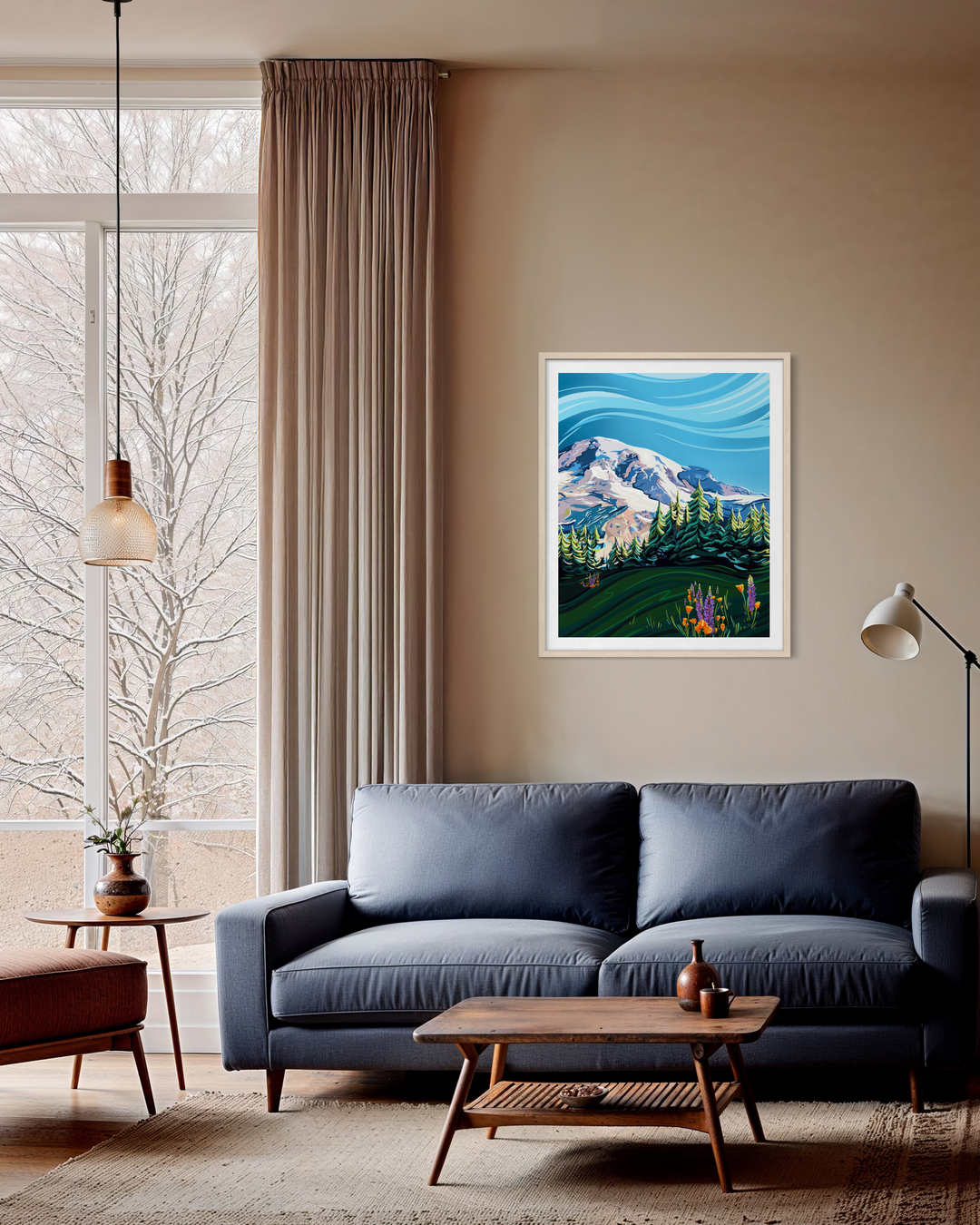 Mount Rainier & Wildflowers – Signature Collection
