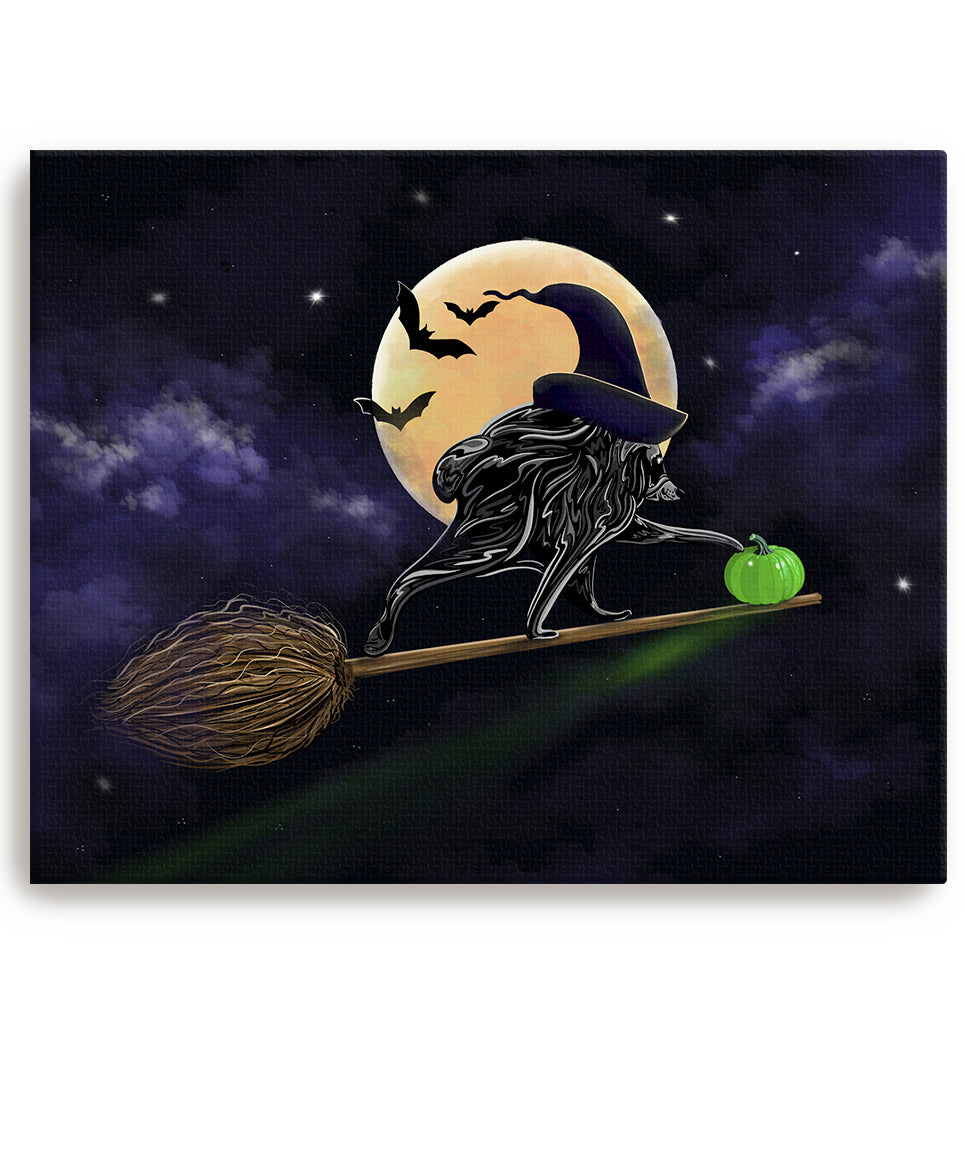 Jimothy Takes Flight Raccoon Halloween Art Print
