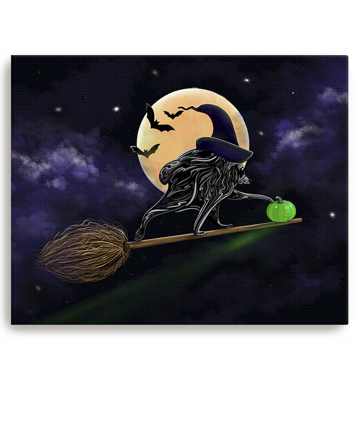 Jimothy Takes Flight Raccoon Halloween Art Print